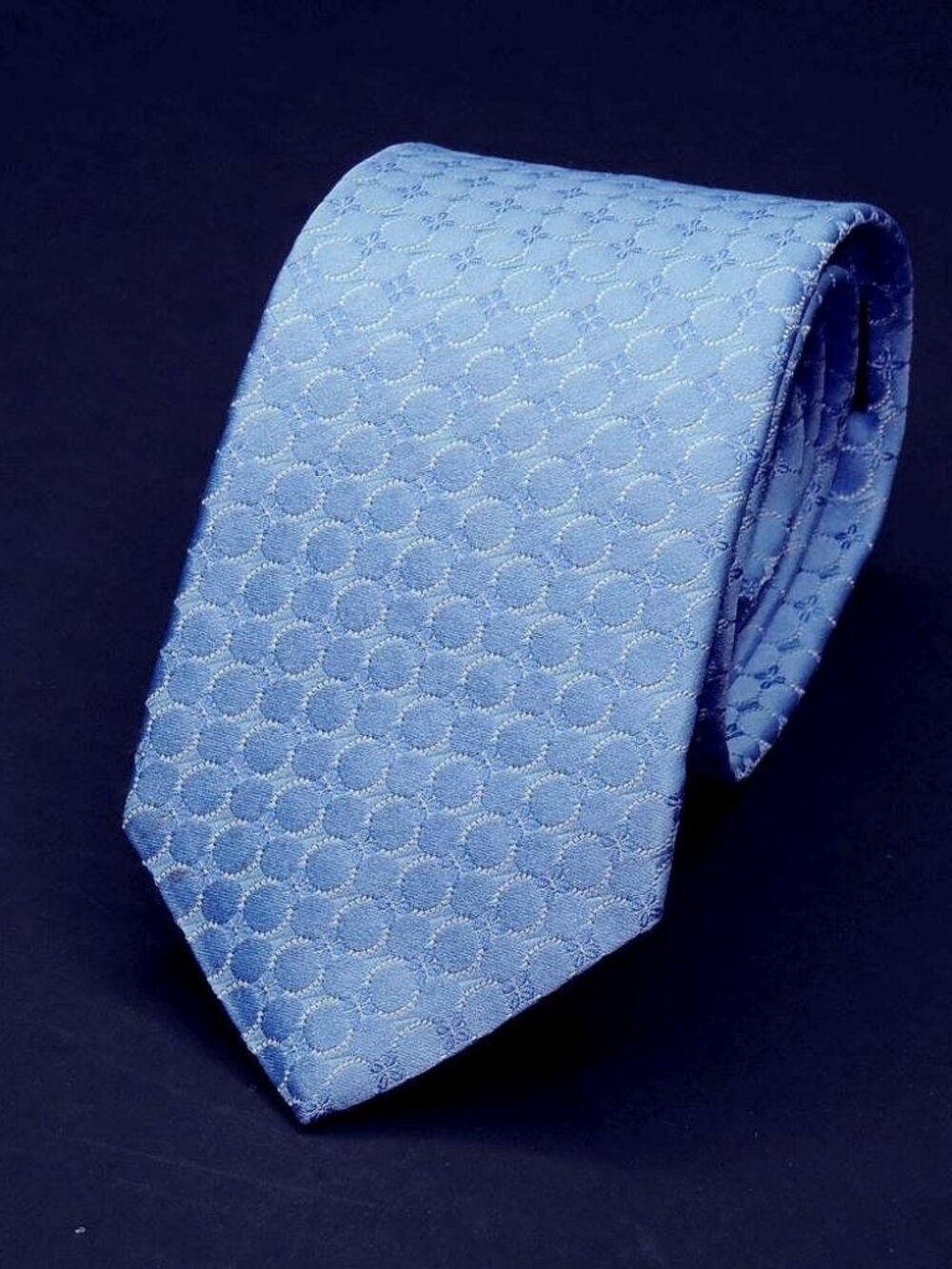 BROOKS BROTHERS Baby Blue Silk Necktie X-LONG 62 X 3 1/4" MINT CONDITION